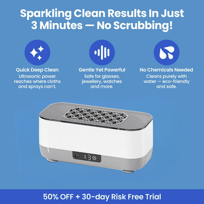 ClearWave™  Pro Ultrasonic Cleaner