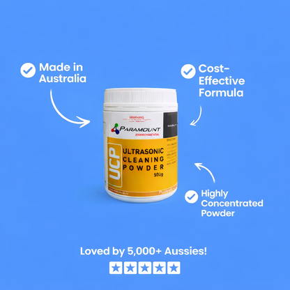 Ultrasonic cleaning powder